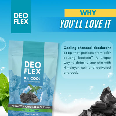 DEOFLEX ICE COOL DEODORANT SOAP