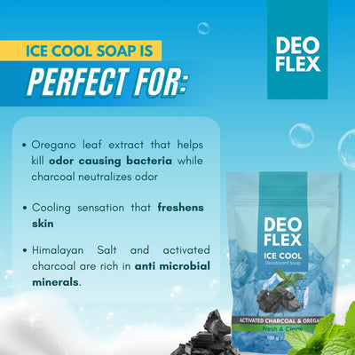 DEOFLEX ICE COOL DEODORANT SOAP