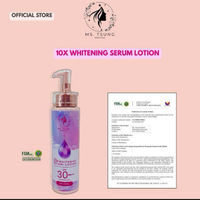 MS. TSUNG 10X WHITENING SERUM LOTION WITH SPF 30 PA+++