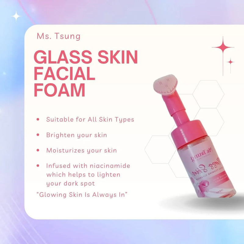 MS. TSUNG GLASS SKIN FACIAL FOAMING CLEANSER