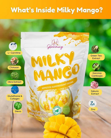 GLOWMING HEALTH & BEAUTY DRINK MILKY MANGO 200g