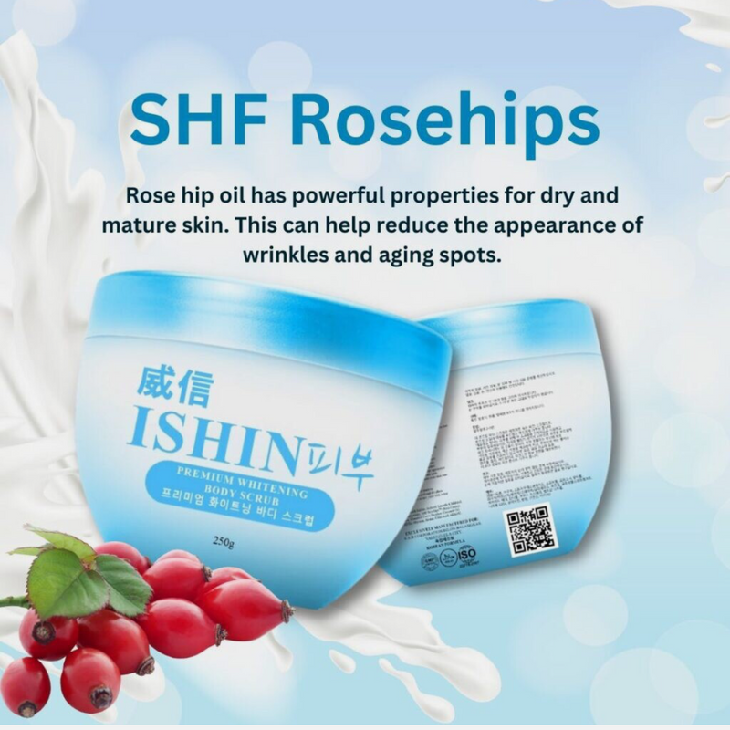 ISHIN PREMIUM WHITENING SCRUB (MADE IN JAPAPAN)