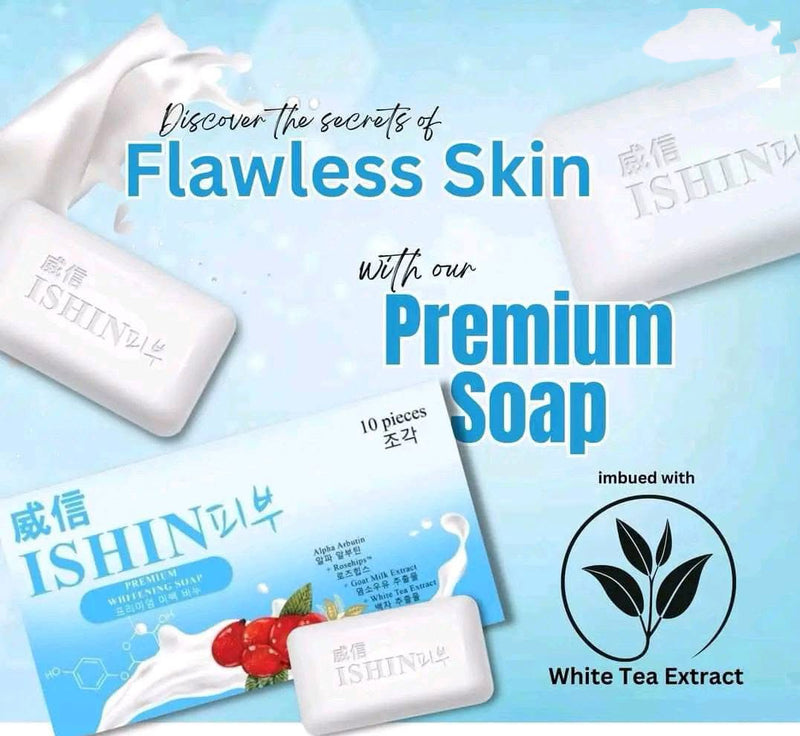 ISHIN PREMIUM WHITENING SOAP