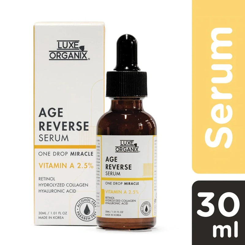 LUXE ORGANIX AGE REVERSE COLLAGEN GLOW SERUM 30ML