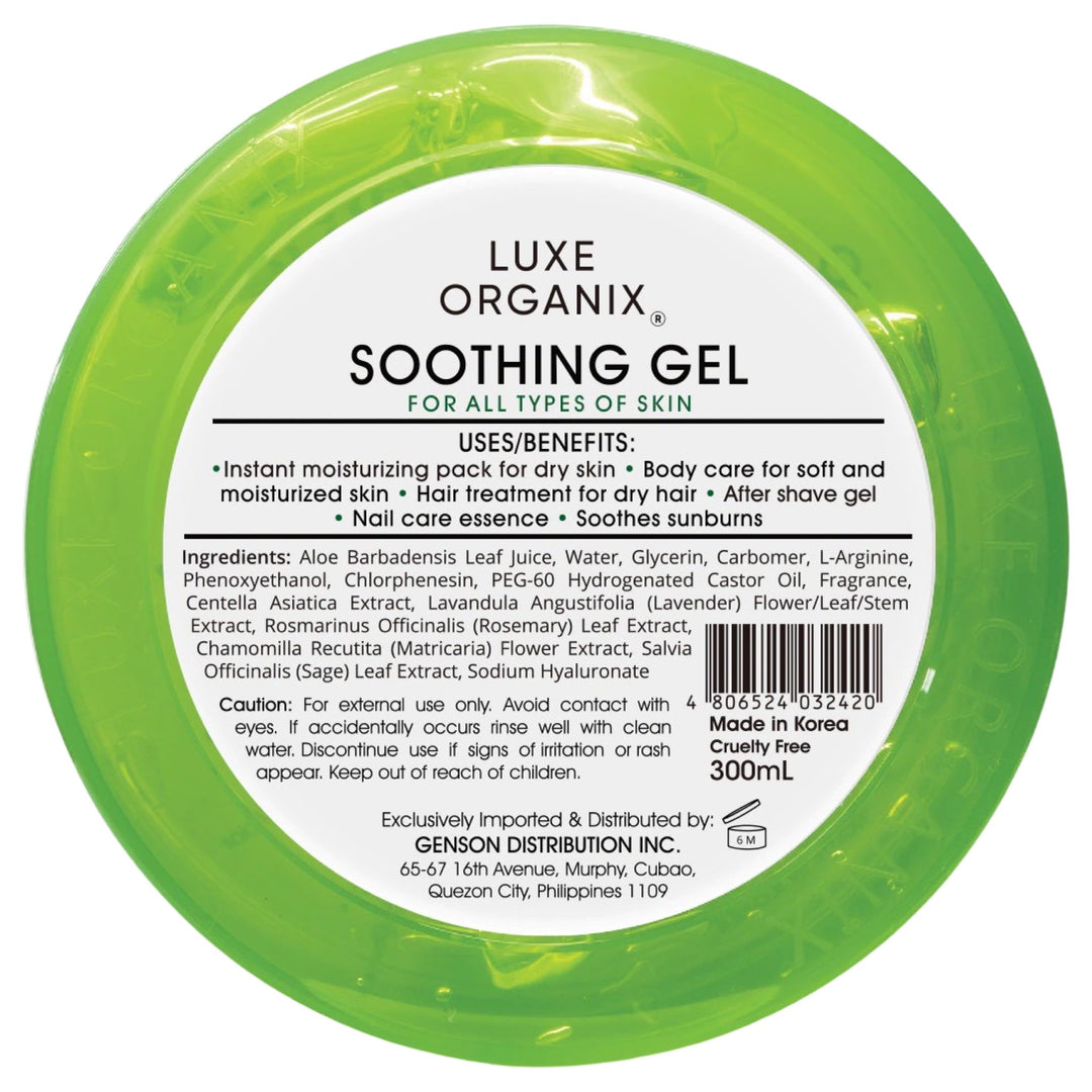 luxe organix aloe vera LUXE ORGANIX ALOE VERA SOOTHING GEL – Forever Filipino USA