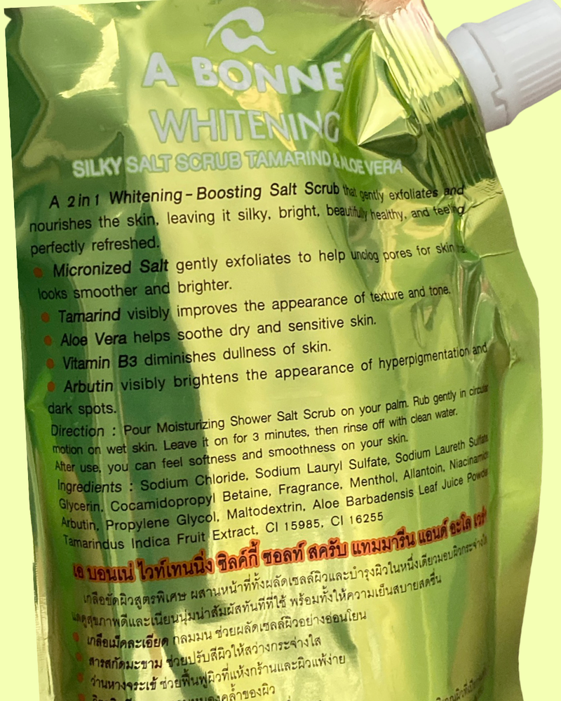 A BONNE’ Whitening Silky Salt Scrub Tamarind And Aloe Vera